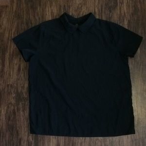 Silky Peter Pan Collar Blouse